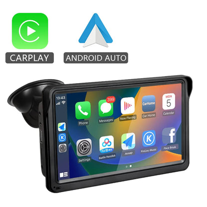 7inch Portable CarPlay Android Auto Car Radio Multimedia Video Player