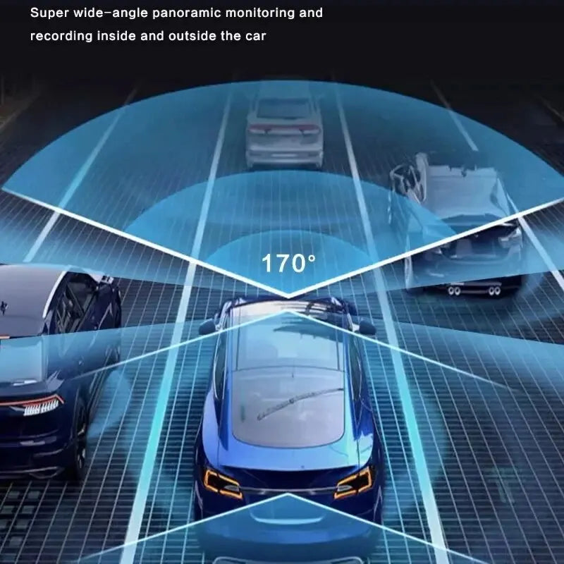 1080P Three-Channel Dash Cam