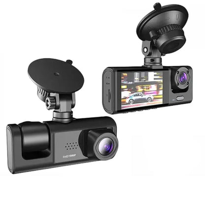 1080P Three-Channel Dash Cam