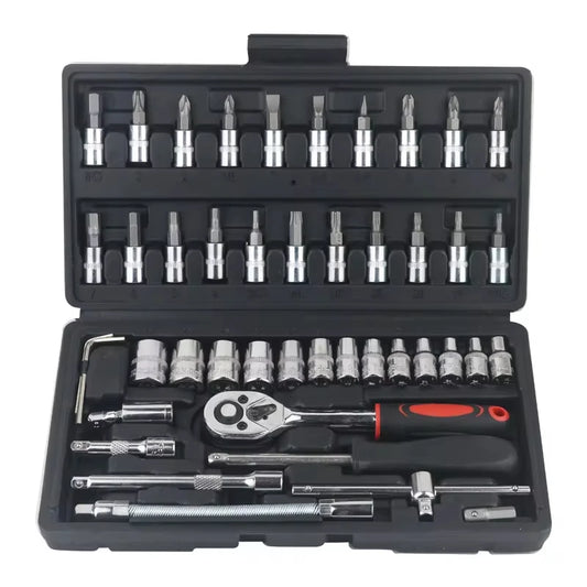 46-Piece Car Repair Tool Kit